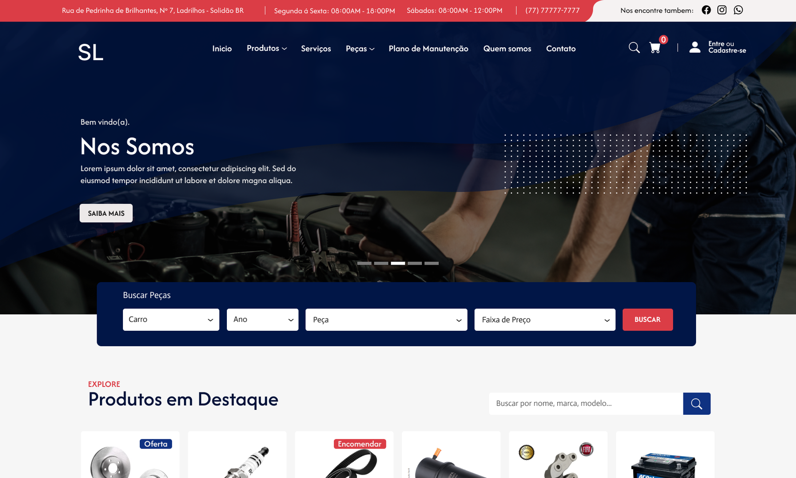 Site Oficina Mecânica